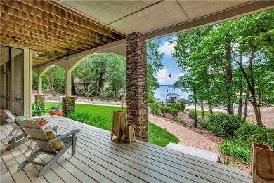 KEOWEE KEY LAKEFRONT HOME ON LEVEL LOT & BEACH! COVERED DOCK IN on Keowee Key Golf and Country Club in South Carolina - for sale on GolfHomes.com, golf home, golf lot