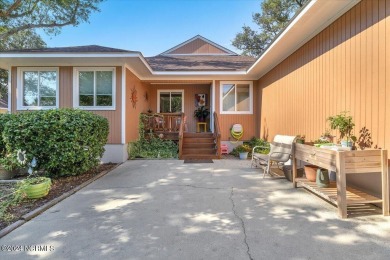 Enjoy true Coastal living at this stunning 3 bedroom, 2-bath on Oak Island Golf Club in North Carolina - for sale on GolfHomes.com, golf home, golf lot