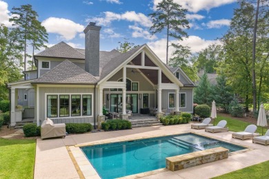 This luxurious LAKE ACCESS custom home is located in the on Reynolds Lake Oconee - The Oconee in Georgia - for sale on GolfHomes.com, golf home, golf lot