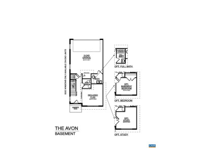 Proposed. The Avon, a brand new townhome design in Old Trail on Old Trail Golf Club in Virginia - for sale on GolfHomes.com, golf home, golf lot