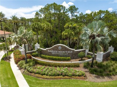 Location, location, location, this stunning 3 bedroom and 2 bath on Naples Heritage Golf and Country Club in Florida - for sale on GolfHomes.com, golf home, golf lot