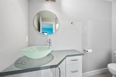 Welcome to this stunning contemporary walk-out rancher nestled on  in  - for sale on GolfHomes.com, golf home, golf lot