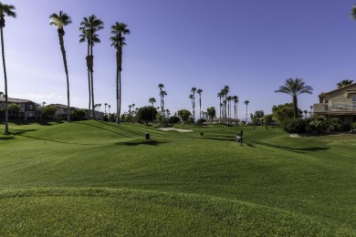 Enjoy expansive fairway and mountain views from the patio of on Palm Royale Country Club in California - for sale on GolfHomes.com, golf home, golf lot
