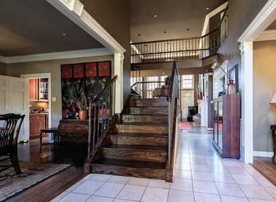 Stunning Custom Home in Ridgepointe With Golf Course Views on RidgePointe Country Club in Arkansas - for sale on GolfHomes.com, golf home, golf lot