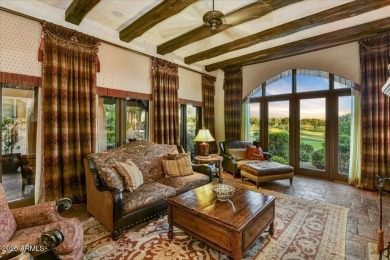 Experience luxury and ease in this rare semi-custom villa on Superstition Mountain Club - Lost Gold in Arizona - for sale on GolfHomes.com, golf home, golf lot