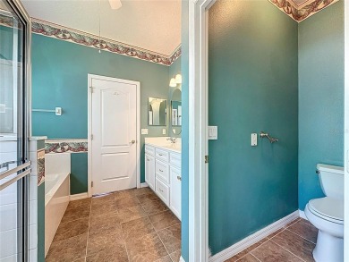 Very popular St Laurent model on the golf course in 55+ gated on Kings Ridge Golf Club in Florida - for sale on GolfHomes.com, golf home, golf lot