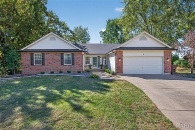 Beautiful ranch with split floor plan on nearly 1/2 an acre in a on Lake Saint Louis Par 3 in Missouri - for sale on GolfHomes.com, golf home, golf lot
