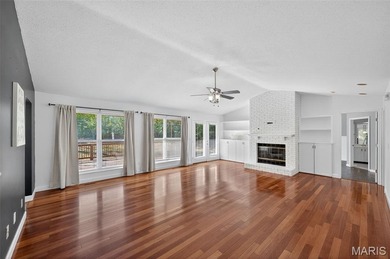 Beautiful ranch with split floor plan on nearly 1/2 an acre in a on Lake Saint Louis Par 3 in Missouri - for sale on GolfHomes.com, golf home, golf lot