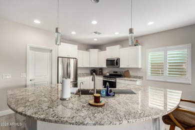 Popular Senita plan by Pulte with beautiful cabinetry in the on Poston Butte Golf Club in Arizona - for sale on GolfHomes.com, golf home, golf lot