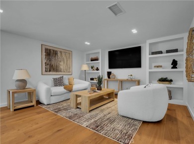 Stunning reimagined contemporary styled home with sleek clean on El Niguel Country Club in California - for sale on GolfHomes.com, golf home, golf lot