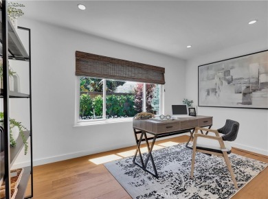 Stunning reimagined contemporary styled home with sleek clean on El Niguel Country Club in California - for sale on GolfHomes.com, golf home, golf lot