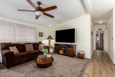 This meticulously maintained corner-lot manufactured home offers on Apache Creek Golf Club in Arizona - for sale on GolfHomes.com, golf home, golf lot