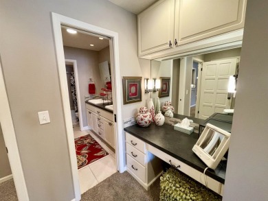 Welcome to 49 E Via Roma, a refined 2-bedroom, 3-bath townhome on Crestview Country Club in Kansas - for sale on GolfHomes.com, golf home, golf lot