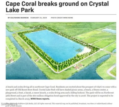 Great cleared homesite in the fast-growing NW Cape Coral! on Burnt Store Golf Club in Florida - for sale on GolfHomes.com, golf home, golf lot