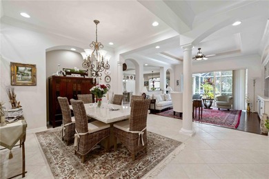 Lee Wetherington built home with designer's touches enhance this on University Park Country Club in Florida - for sale on GolfHomes.com, golf home, golf lot