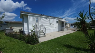 PET FRIENDLY, SINGLE WIDE MOBILE HOME IN ACTIVE 55+ COMMUNITY! on River Run Golf Links in Florida - for sale on GolfHomes.com, golf home, golf lot