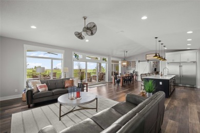This zero-entry ranch home offers a blend of comfort and modern on Otter Creek Golf Course in Iowa - for sale on GolfHomes.com, golf home, golf lot