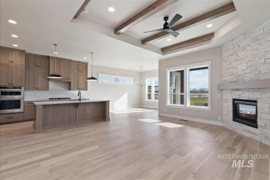 The Birkdale plan featuring black exterior windows making a on Falcon Crest Golf Club in Idaho - for sale on GolfHomes.com, golf home, golf lot