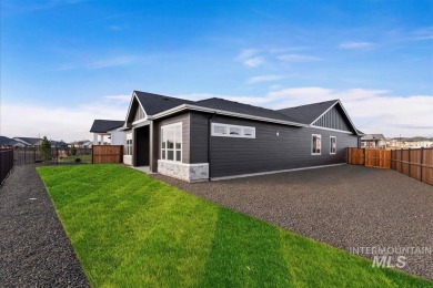 The Birkdale plan featuring black exterior windows making a on Falcon Crest Golf Club in Idaho - for sale on GolfHomes.com, golf home, golf lot