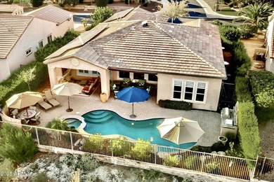 Spectacular Libertas floor plan backing pristine desert wash on Trilogy Golf Club At Vistancia in Arizona - for sale on GolfHomes.com, golf home, golf lot