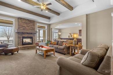 Your first impression of this impeccably maintained Todd on Eagle Legacy Golf Course in Idaho - for sale on GolfHomes.com, golf home, golf lot