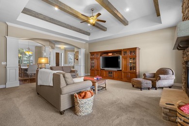 Your first impression of this impeccably maintained Todd on Eagle Legacy Golf Course in Idaho - for sale on GolfHomes.com, golf home, golf lot