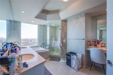 Stunning 2 bed/2 bath plus den unit atop the 39th floor of on Las Vegas Country Club in Nevada - for sale on GolfHomes.com, golf home, golf lot