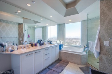 Stunning 2 bed/2 bath plus den unit atop the 39th floor of on Las Vegas Country Club in Nevada - for sale on GolfHomes.com, golf home, golf lot