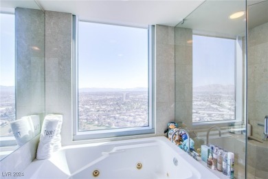 Stunning 2 bed/2 bath plus den unit atop the 39th floor of on Las Vegas Country Club in Nevada - for sale on GolfHomes.com, golf home, golf lot