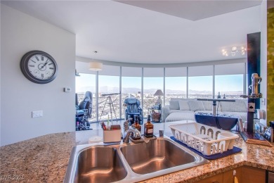 Stunning 2 bed/2 bath plus den unit atop the 39th floor of on Las Vegas Country Club in Nevada - for sale on GolfHomes.com, golf home, golf lot