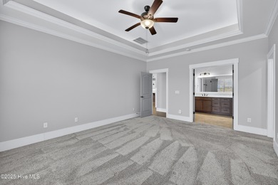 Like new home filled with upgrades now available in the sought on Cape Fear National At Brunswick Forest in North Carolina - for sale on GolfHomes.com, golf home, golf lot