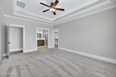 Like new home filled with upgrades now available in the sought on Cape Fear National At Brunswick Forest in North Carolina - for sale on GolfHomes.com, golf home, golf lot