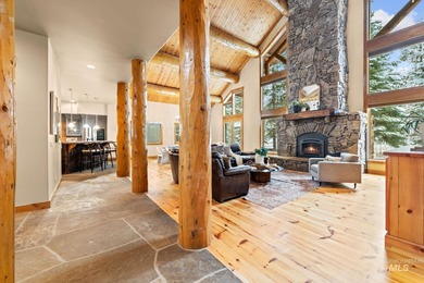 Experience the perfect fusion of classic log craftsmanship and on McCall Municipal Golf Course in Idaho - for sale on GolfHomes.com, golf home, golf lot