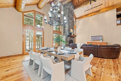 Experience the perfect fusion of classic log craftsmanship and on McCall Municipal Golf Course in Idaho - for sale on GolfHomes.com, golf home, golf lot