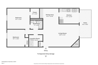 Discover this spacious 2 bed/1 bath condo located on the first on Maple Meadows Golf Club in Illinois - for sale on GolfHomes.com, golf home, golf lot