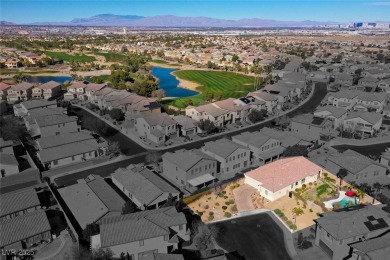 Discover your dream home in this guard-gated golf course on Rhodes Ranch Golf Club in Nevada - for sale on GolfHomes.com, golf home, golf lot