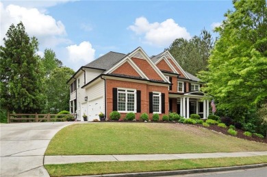Stunning beauty surrounds this graceful home, custom designed on Bentwater Golf Club in Georgia - for sale on GolfHomes.com, golf home, golf lot