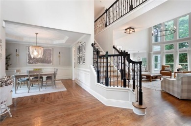 Stunning beauty surrounds this graceful home, custom designed on Bentwater Golf Club in Georgia - for sale on GolfHomes.com, golf home, golf lot