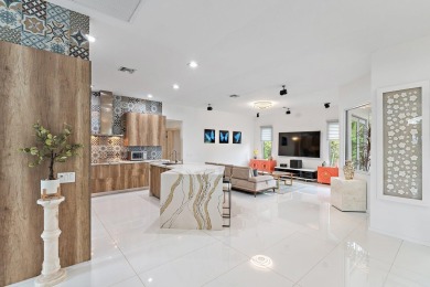 Welcome to this beautiful modern waterfront home with private on The Bears Club in Florida - for sale on GolfHomes.com, golf home, golf lot