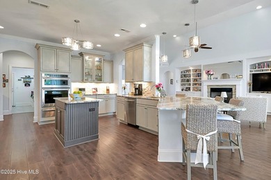 Quality & style combine in this stunning home built by Barker & on Compass Pointe Golf Course in North Carolina - for sale on GolfHomes.com, golf home, golf lot