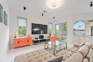 Welcome to this beautiful modern waterfront home with private on The Bears Club in Florida - for sale on GolfHomes.com, golf home, golf lot