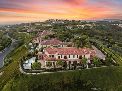 Indulge in elegant coastal living at this opulent ocean-view on Pelican Hill Golf Club in California - for sale on GolfHomes.com, golf home, golf lot