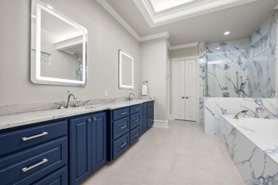 Stunning, completely remodeled Mediterranean-style home sits on on Timarron Country Club in Texas - for sale on GolfHomes.com, golf home, golf lot