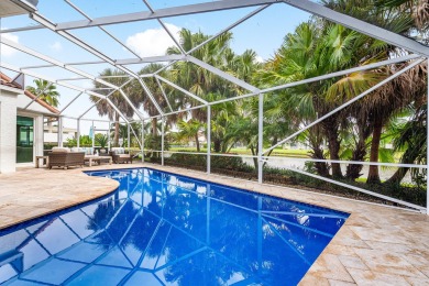 Stunning 3BR/2.5BA lakefront pool home in Newport Bay Club! This on St. Andrews Country Club of Boca Raton in Florida - for sale on GolfHomes.com, golf home, golf lot