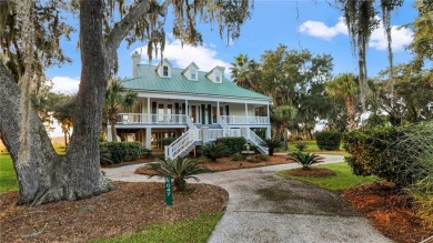 Cooper's Point provides access to a community deep water dock on Sapelo Hammock Golf Club in Georgia - for sale on GolfHomes.com, golf home, golf lot