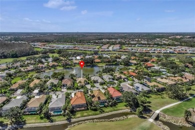 A true 3 bedroom, nearly 1700 sf, pool home overlooking a lake on Gateway Golf and Country Club in Florida - for sale on GolfHomes.com, golf home, golf lot