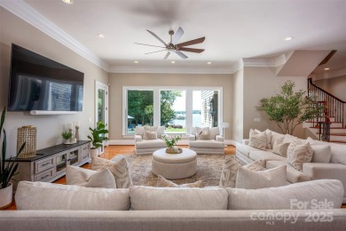 Impeccable craftsmanship and 305' of pristine shoreline define on Trump National Golf Club Charlotte in North Carolina - for sale on GolfHomes.com, golf home, golf lot