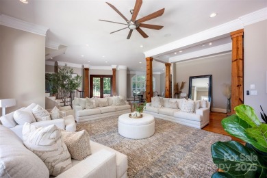 Impeccable craftsmanship and 305' of pristine shoreline define on Trump National Golf Club Charlotte in North Carolina - for sale on GolfHomes.com, golf home, golf lot