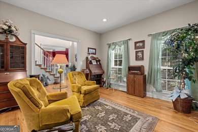 This spacious four-bedroom residence sits on an impressive on Fairfield Plantation Golf and Country Club in Georgia - for sale on GolfHomes.com, golf home, golf lot