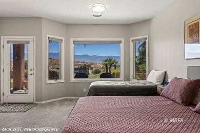 This stunning 3-bedroom, 4-bathroom home nestled on the 18th on The Oasis Golf Club in Nevada - for sale on GolfHomes.com, golf home, golf lot